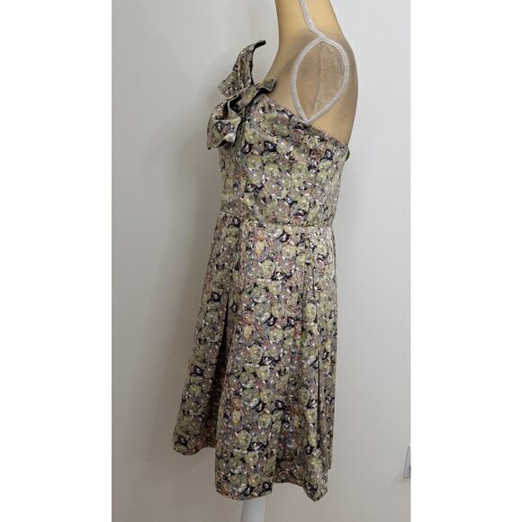 Kate Young x Target Strapless Bow A Line Dress Size 10 Multicolor Lined Pockets - Picture 8 of 15